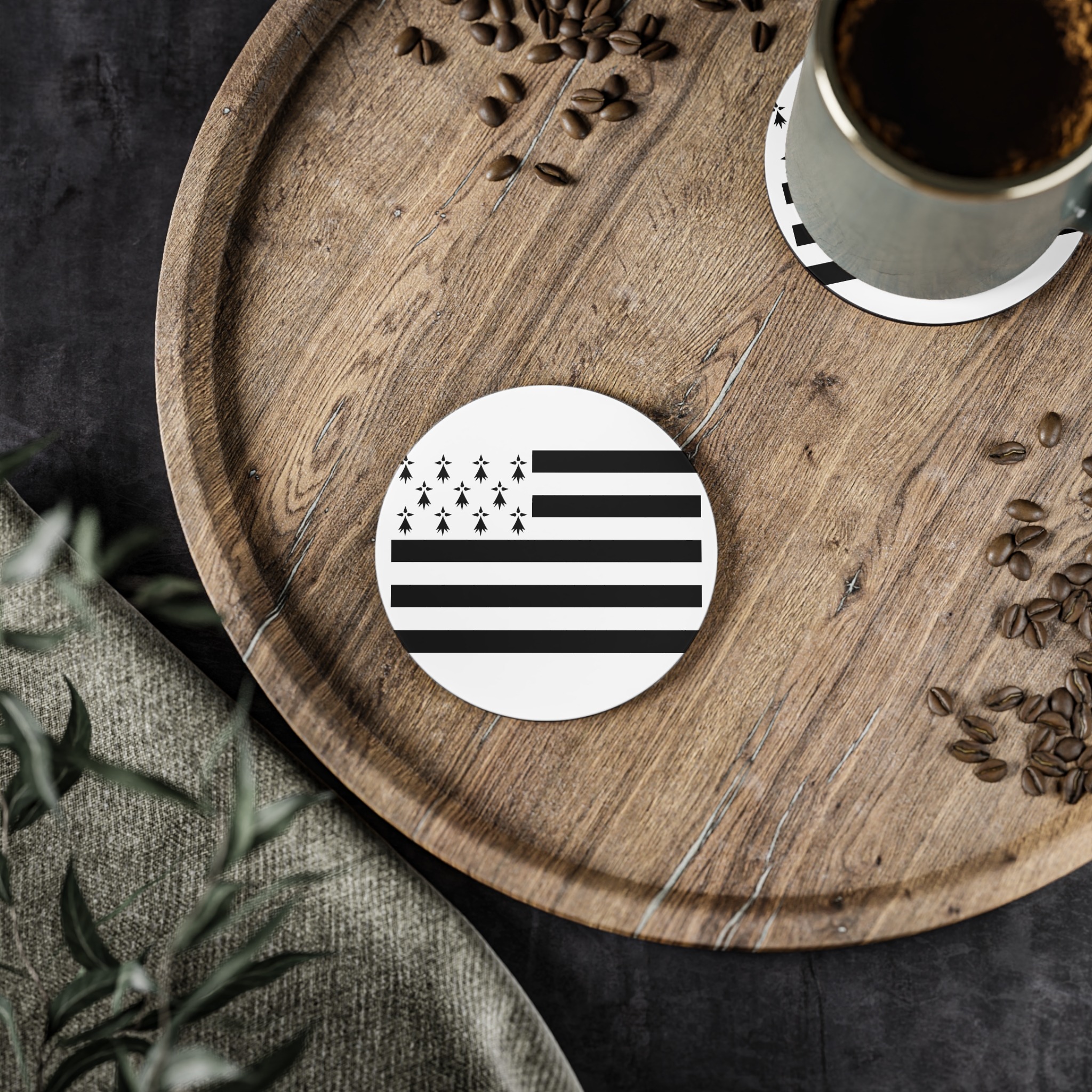 Traditional Flag Brittany Coasters - Image 2