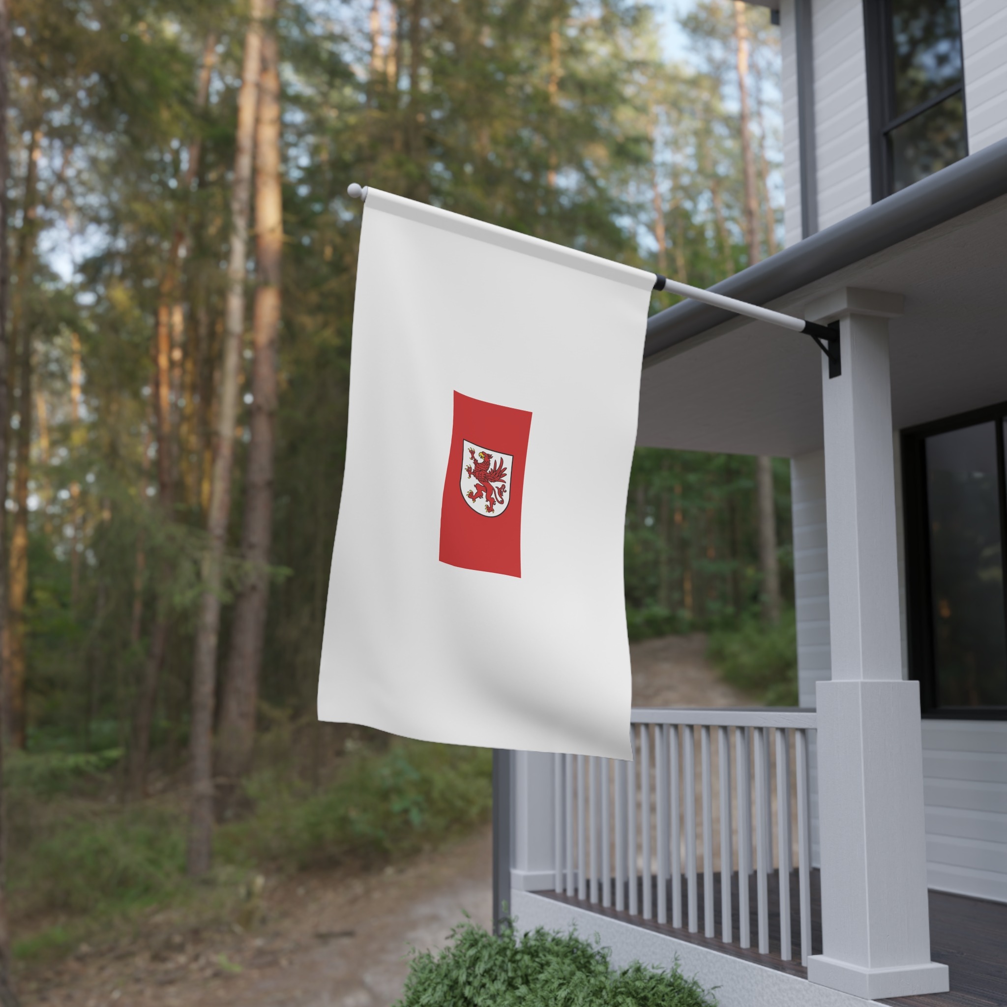 Pol Województwo Zachodniopomorskie Flag House Banner - Image 4