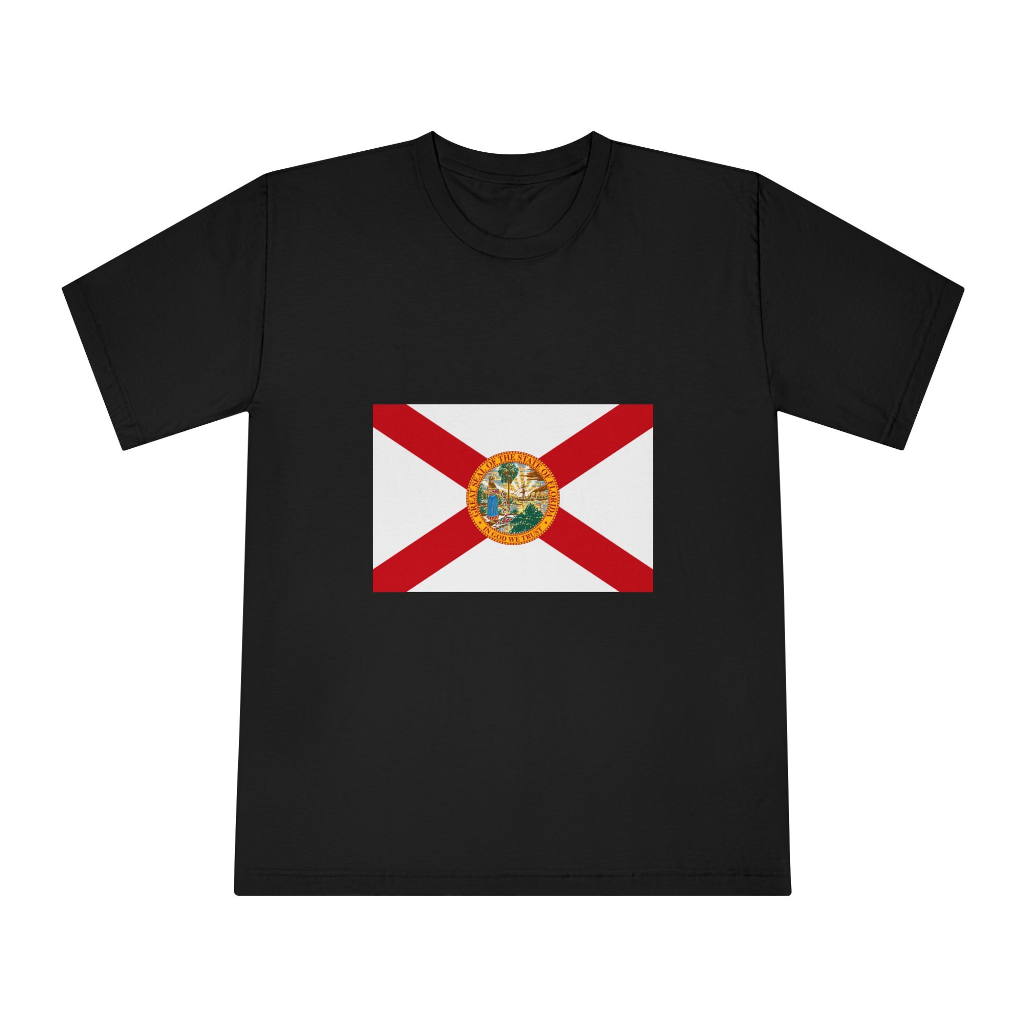Flag of Florida Unisex Classic Crewneck T Shirt - Image 5
