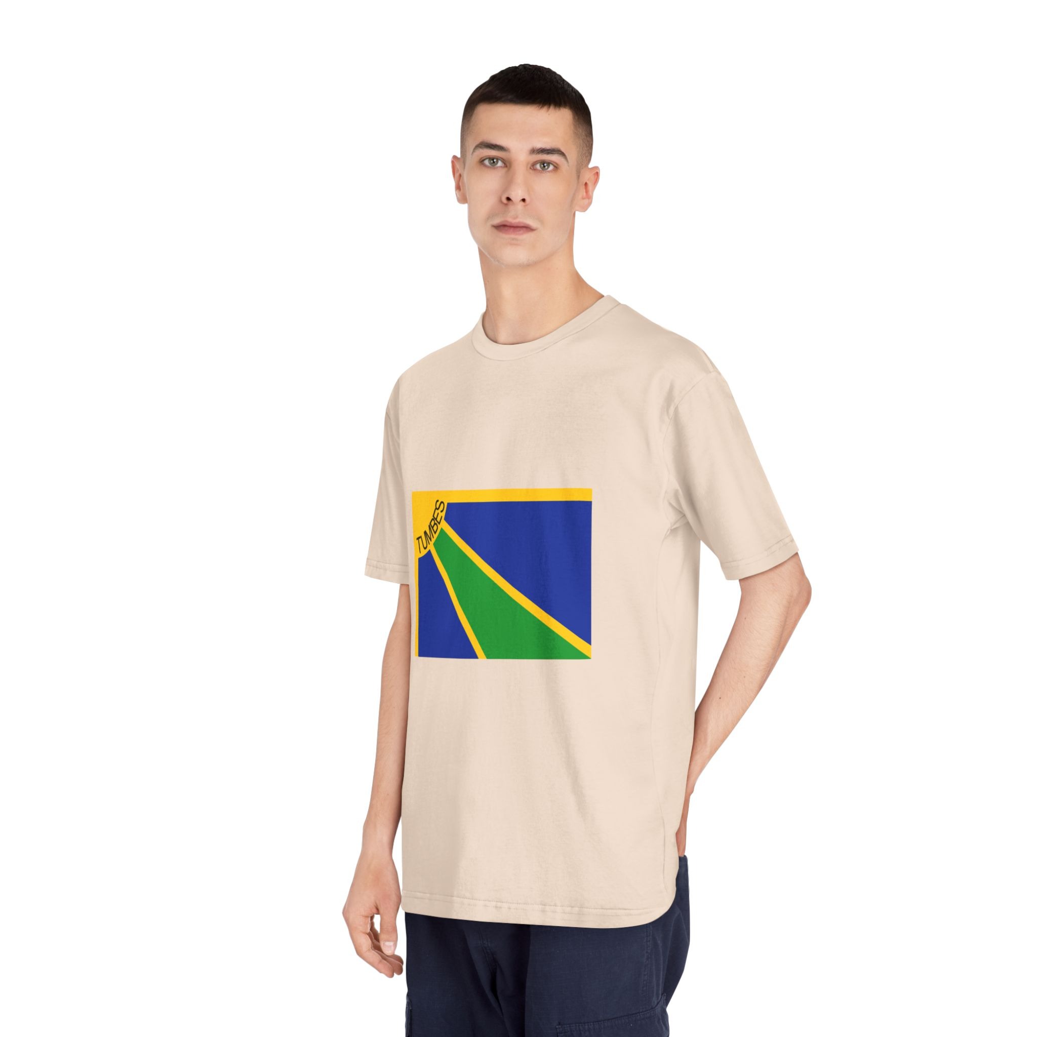 Bandera de Tumbes Unisex Classic Crewneck T Shirt - Image 12