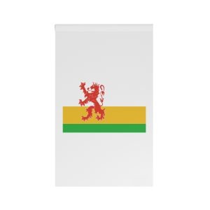 Imaginary Duchy Limburg Flag Red White Stripes Fantasy European Heraldic Banner House Banner