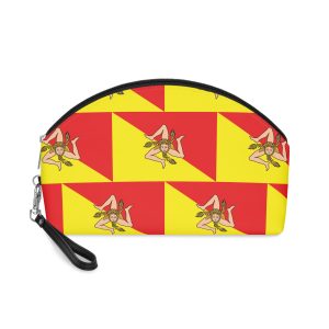 Flag of Sicily Makeup Bag