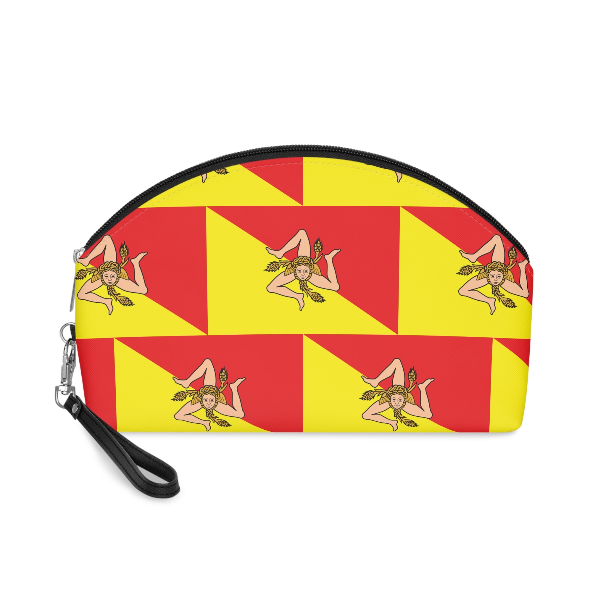 Flag of Sicily Makeup Bag