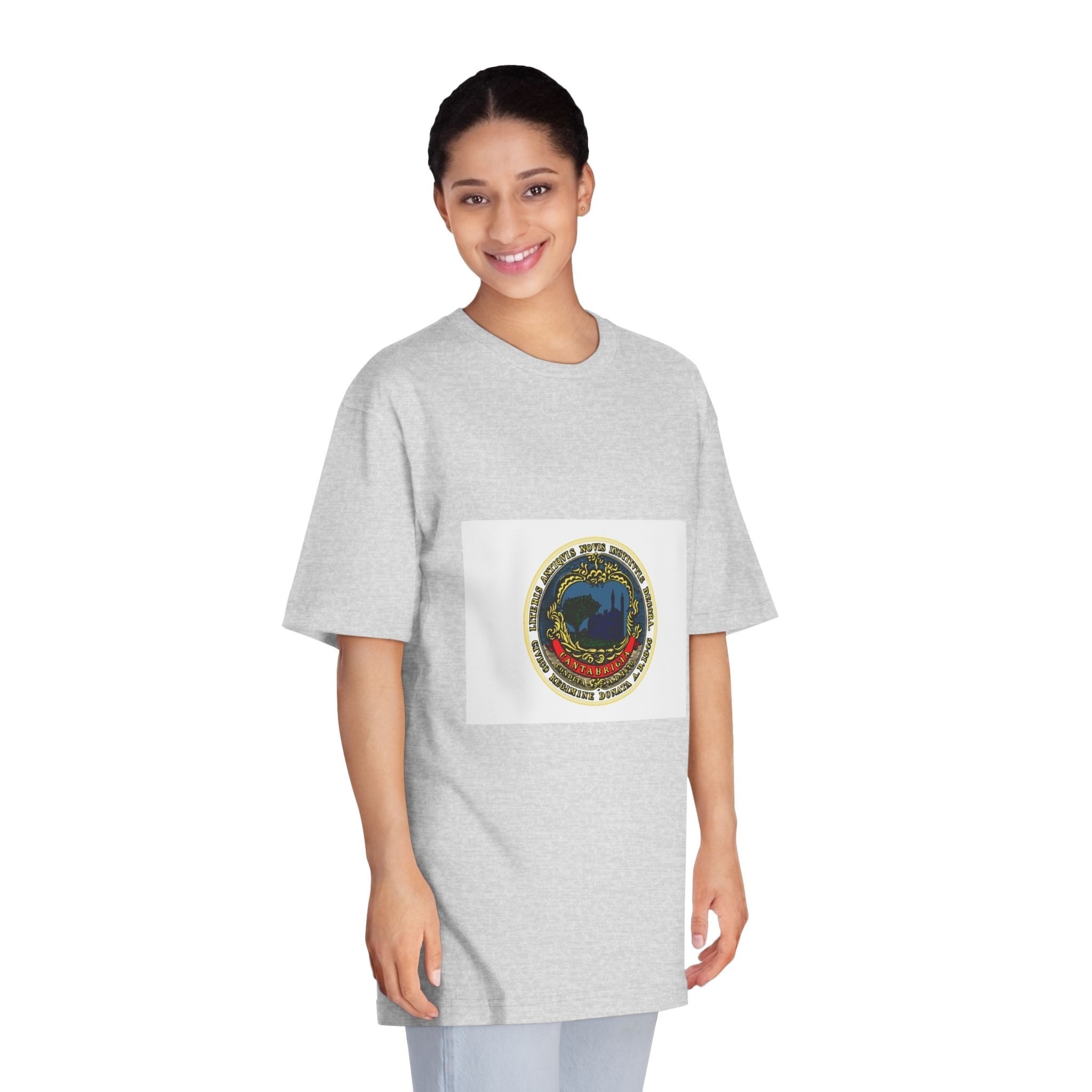 Flag of Cambridge, Massachusetts Unisex Classic Crewneck T Shirt - Image 15