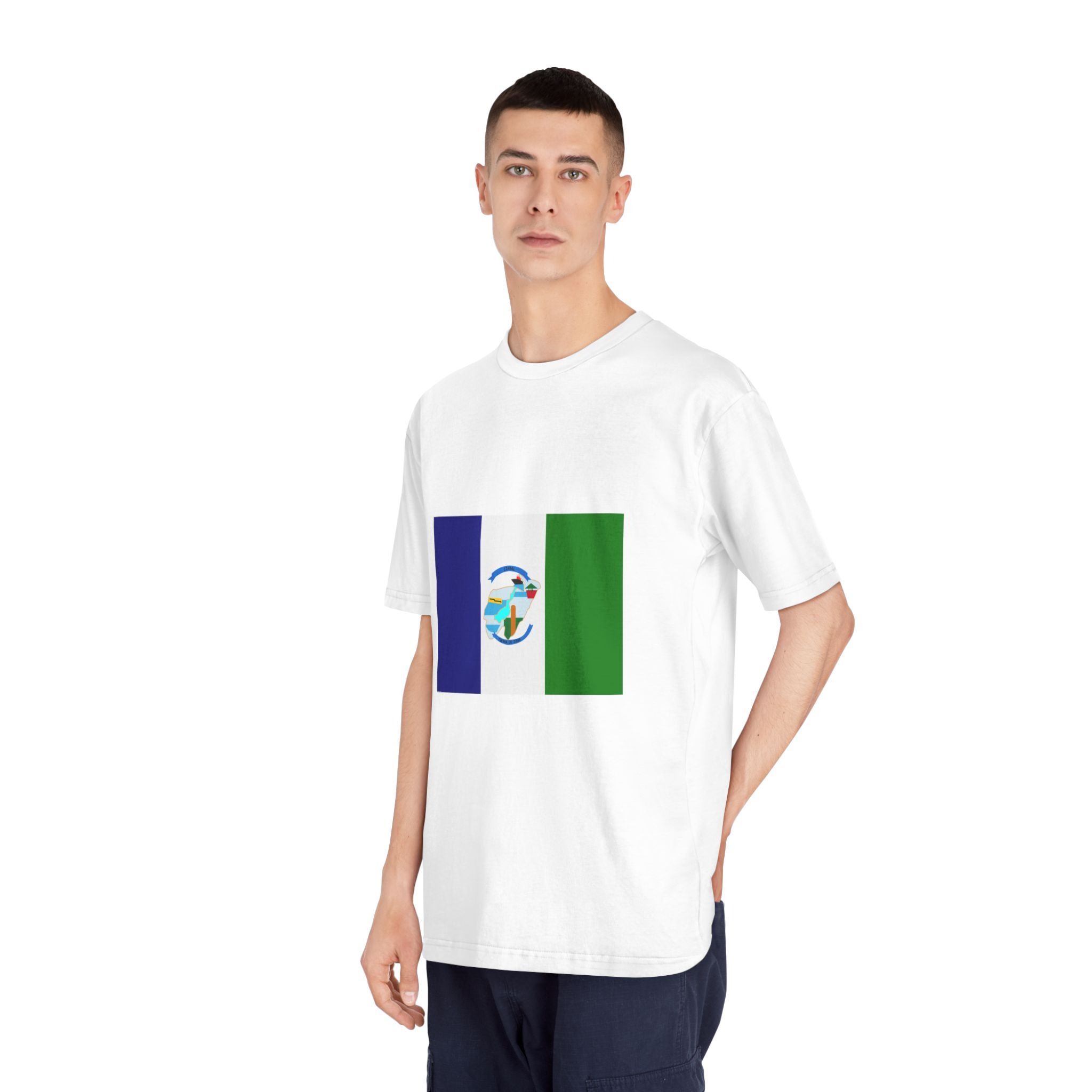 Flag of Izabal Department Unisex Classic Crewneck T Shirt - Image 4
