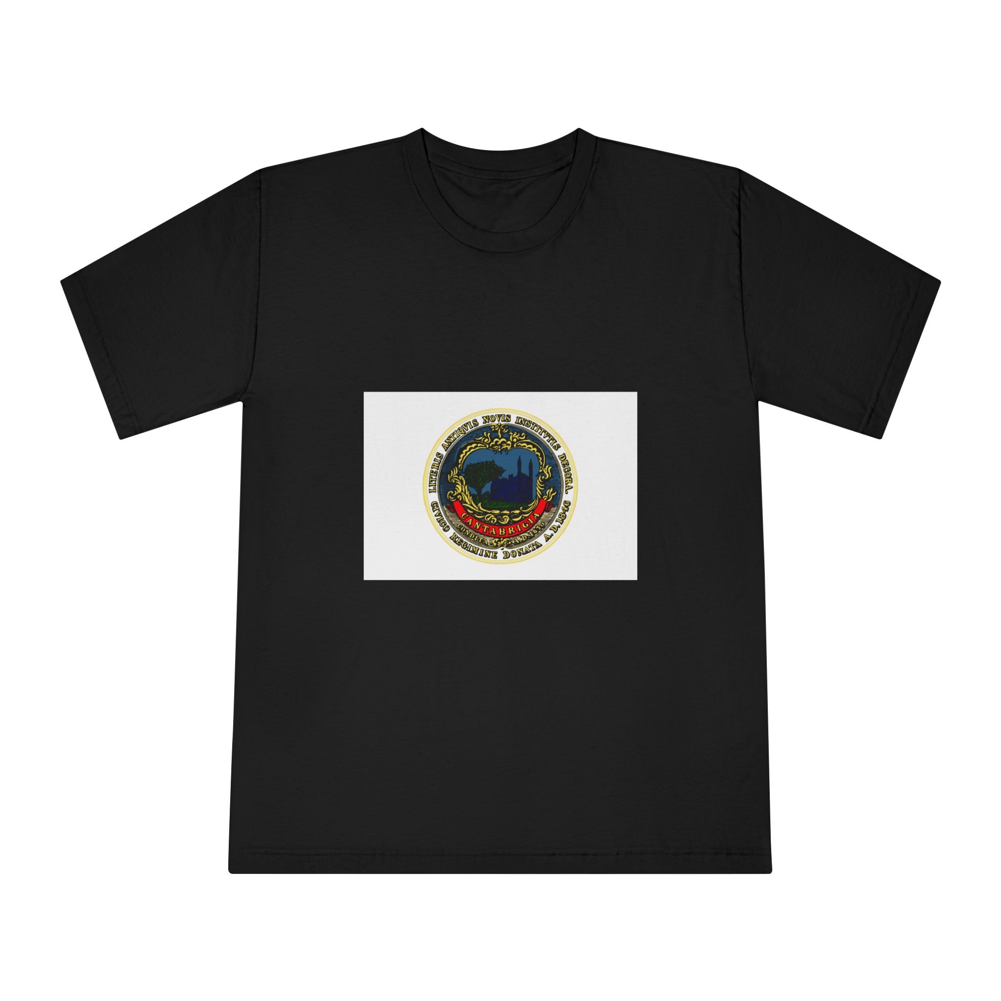 Flag of Cambridge, Massachusetts Unisex Classic Crewneck T Shirt - Image 5