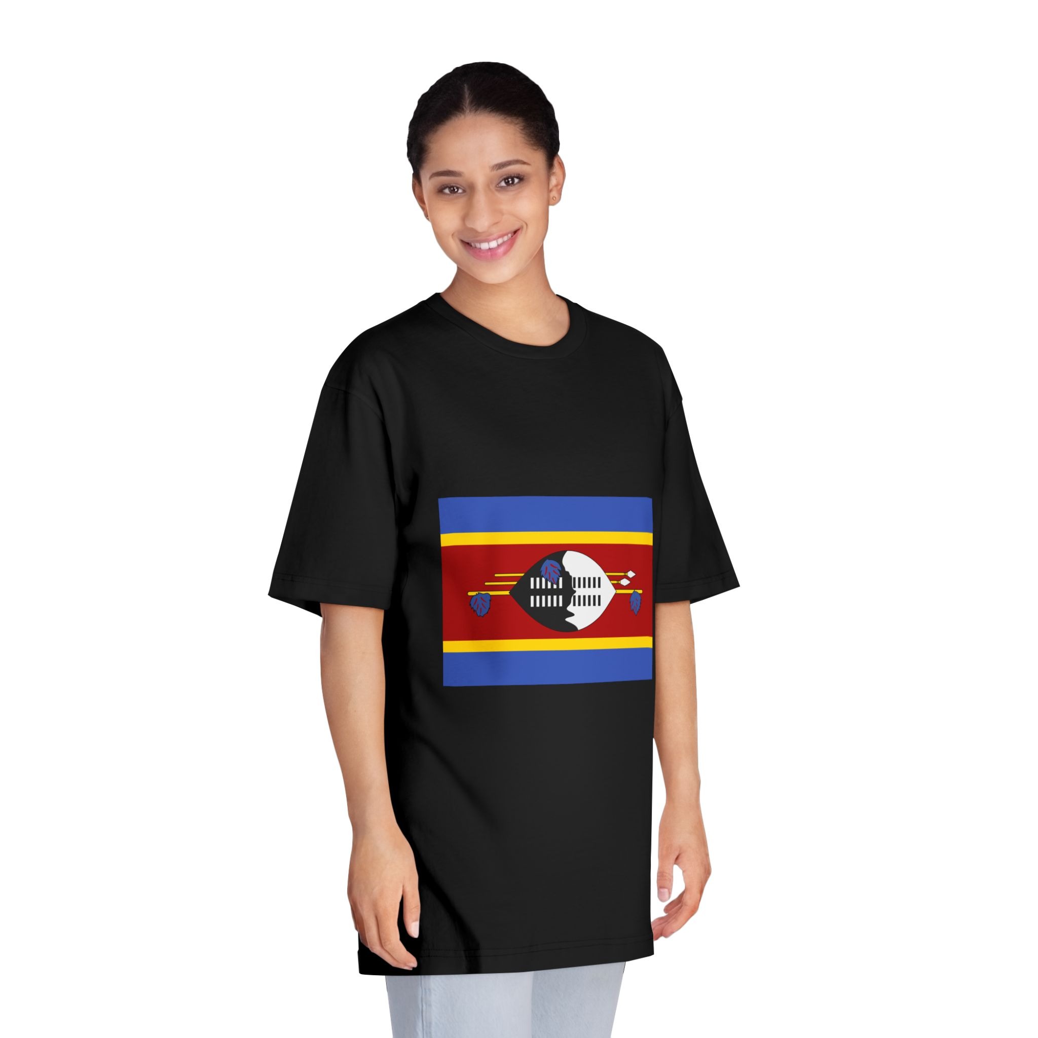 Flag of Eswatini Unisex Classic Crewneck T Shirt - Image 7