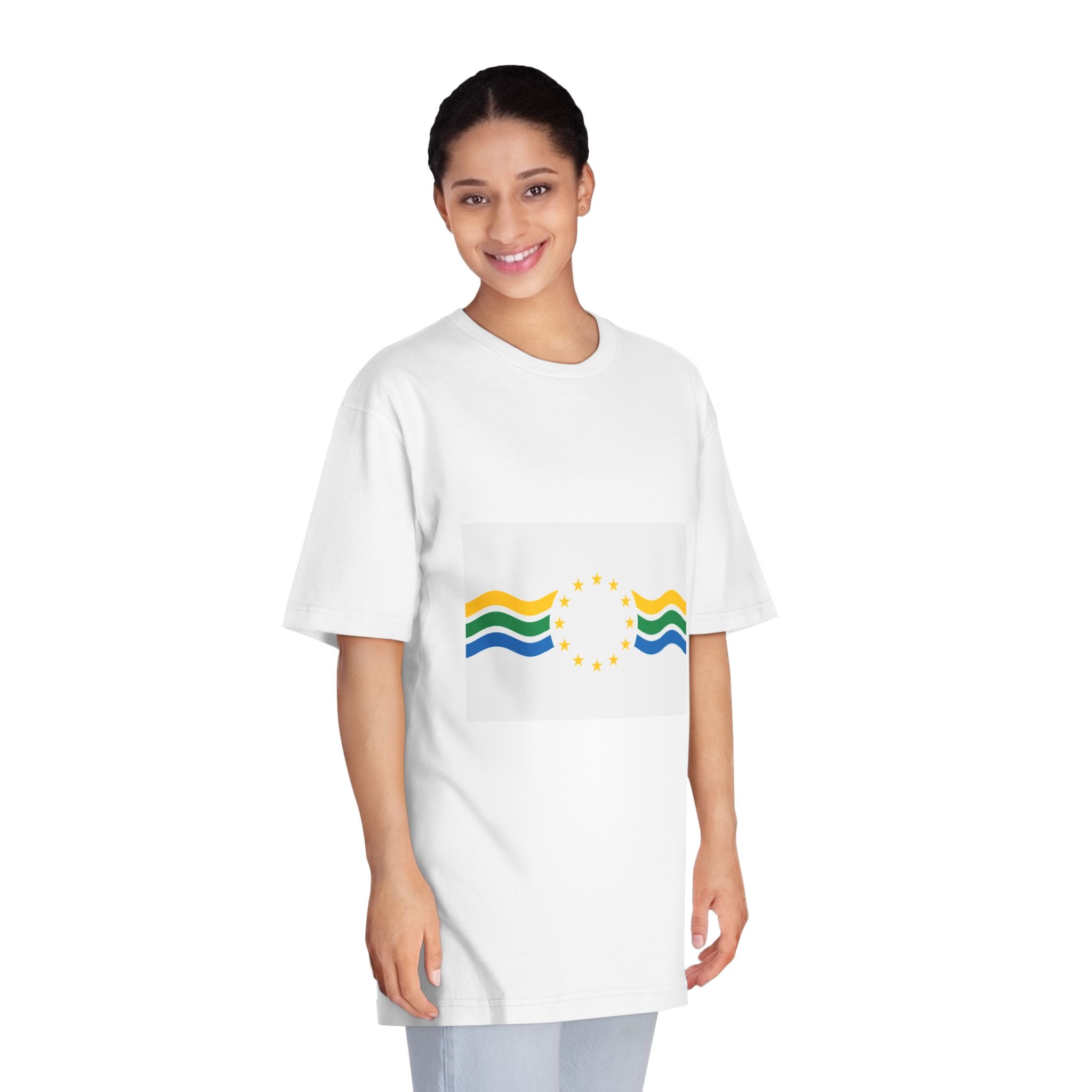 Flag of Los Ríos, Chile Unisex Classic Crewneck T Shirt - Image 3