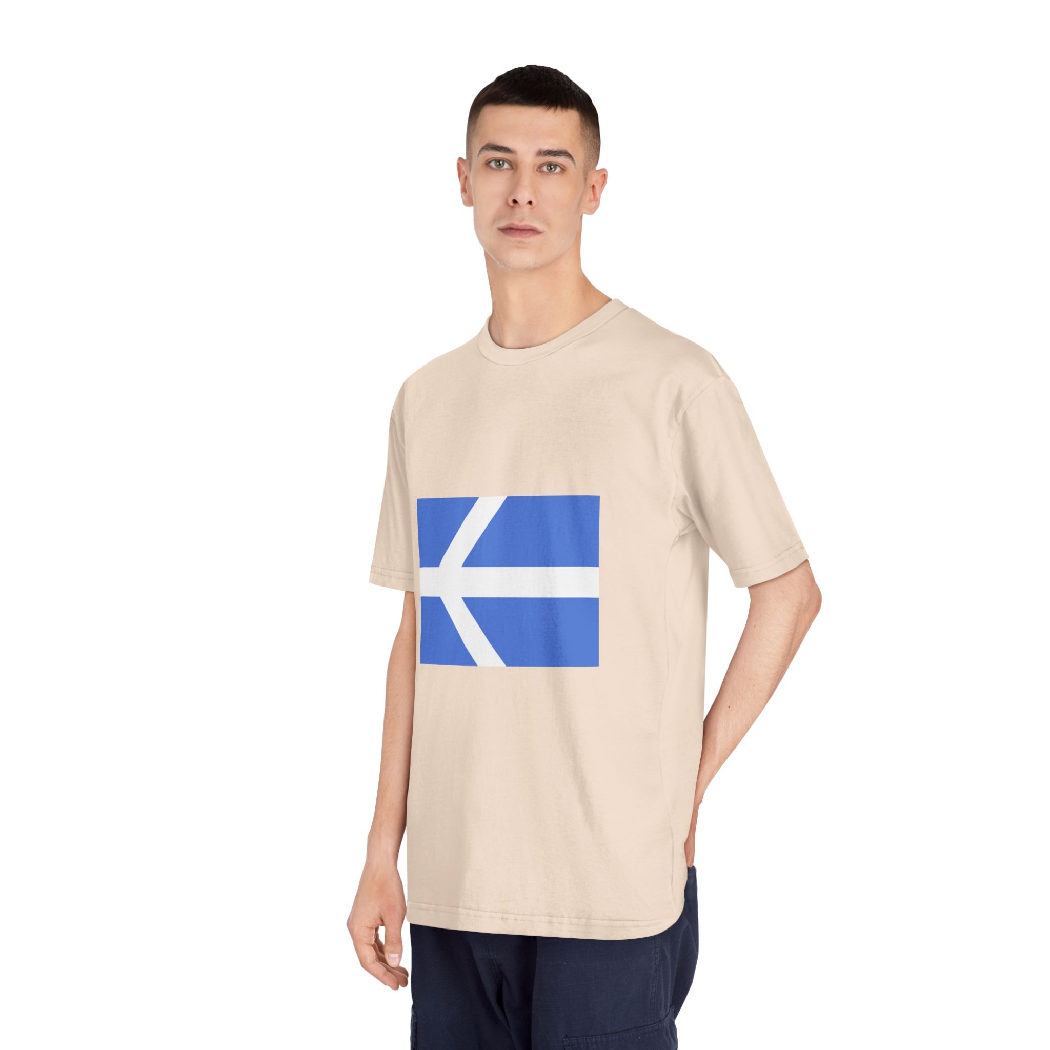 Flag of Lawrence, Massachusetts Unisex Classic Crewneck T Shirt - Image 12