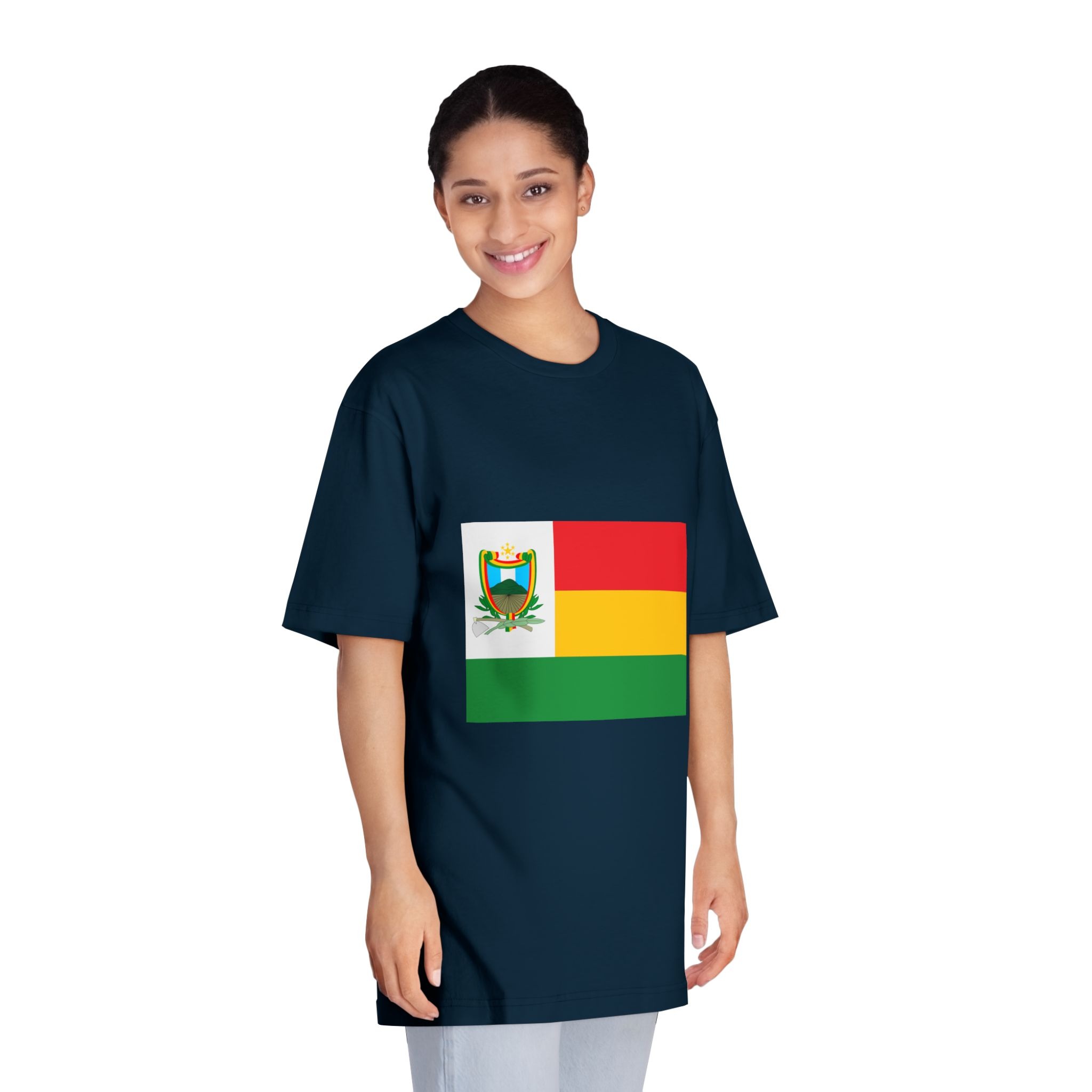 Flag of Jalapa Department, Guatemala Unisex Classic Crewneck T Shirt - Image 19