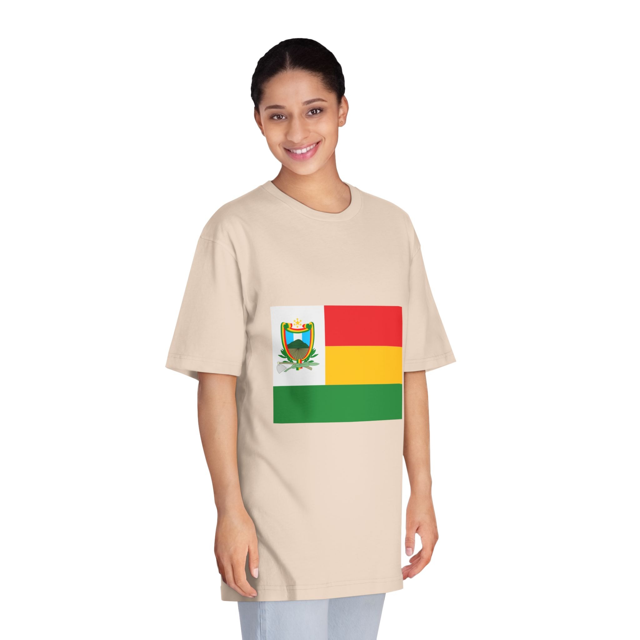 Flag of Jalapa Department, Guatemala Unisex Classic Crewneck T Shirt - Image 11