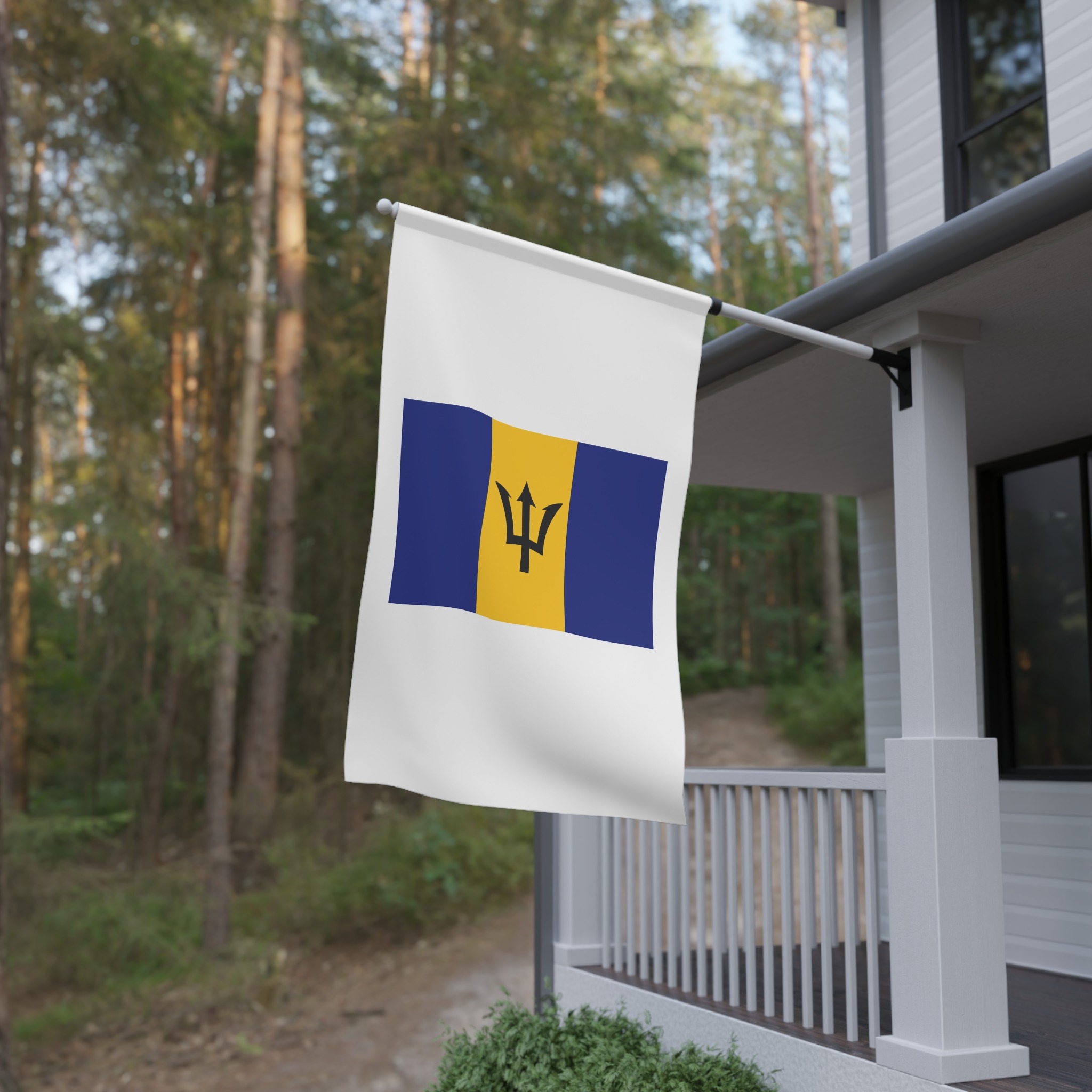 Flag of Barbados House Banner - Image 4