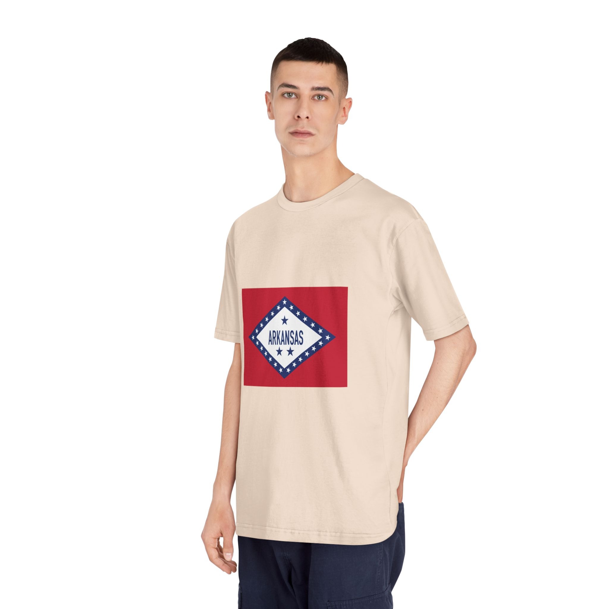 Flag of Arkansas (1913–1923) Unisex Classic Crewneck T Shirt - Image 12
