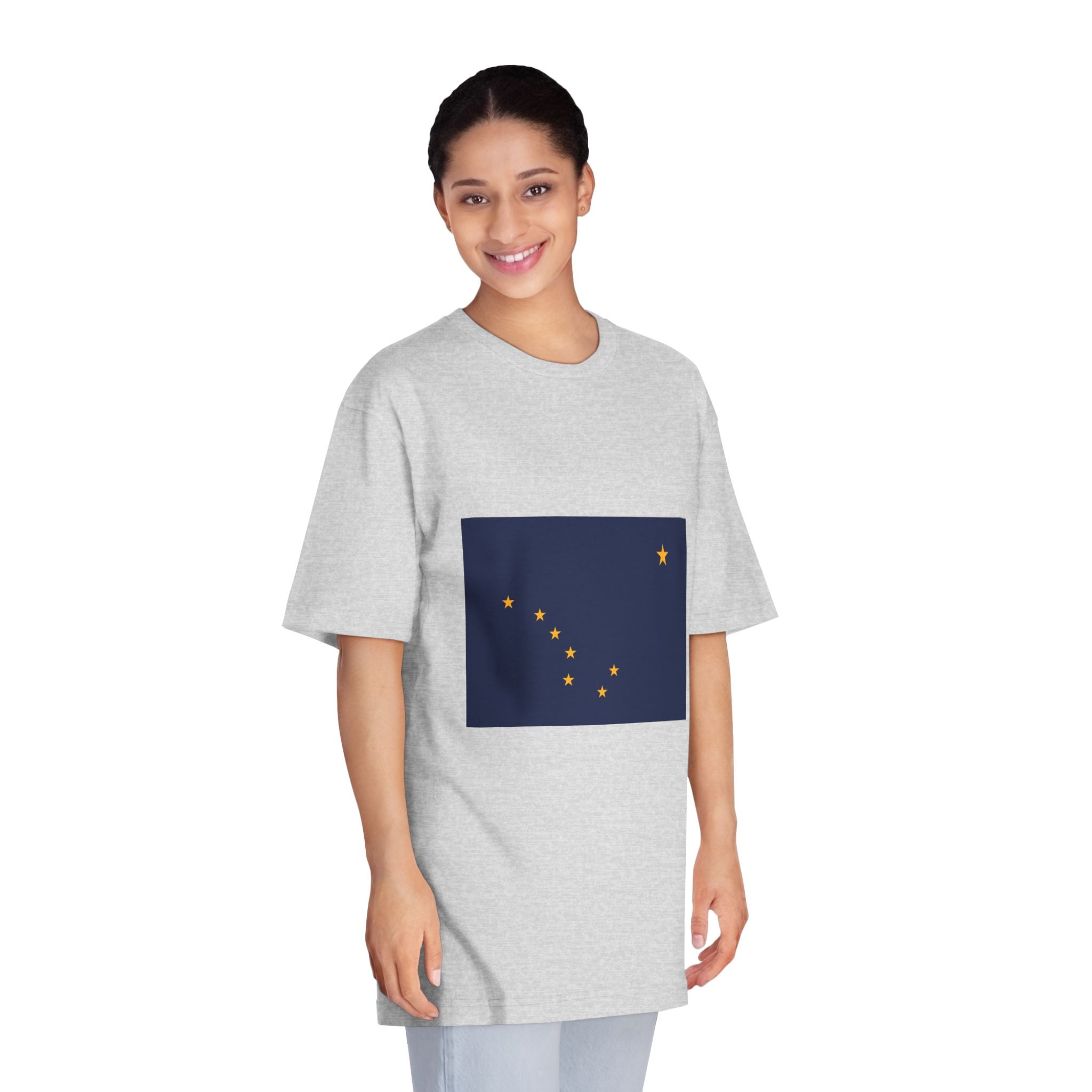 Flag of Alaska Unisex Classic Crewneck T Shirt - Image 15