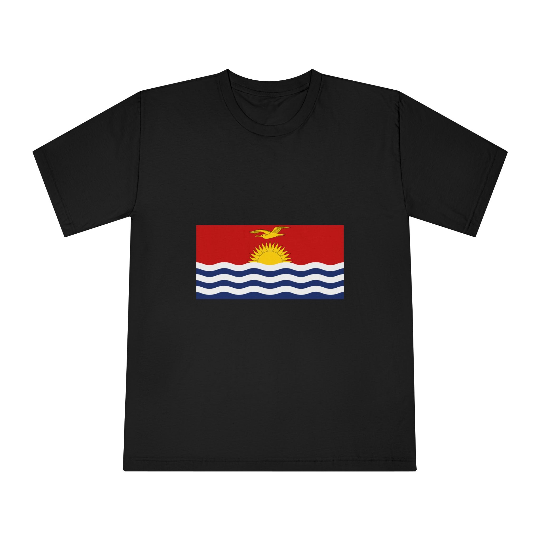 Flag of Kiribati Unisex Classic Crewneck T Shirt - Image 5