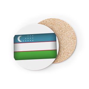 Uzbekistan Flag Coasters