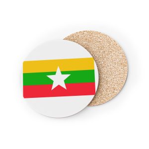 Myanmar Flag Coasters