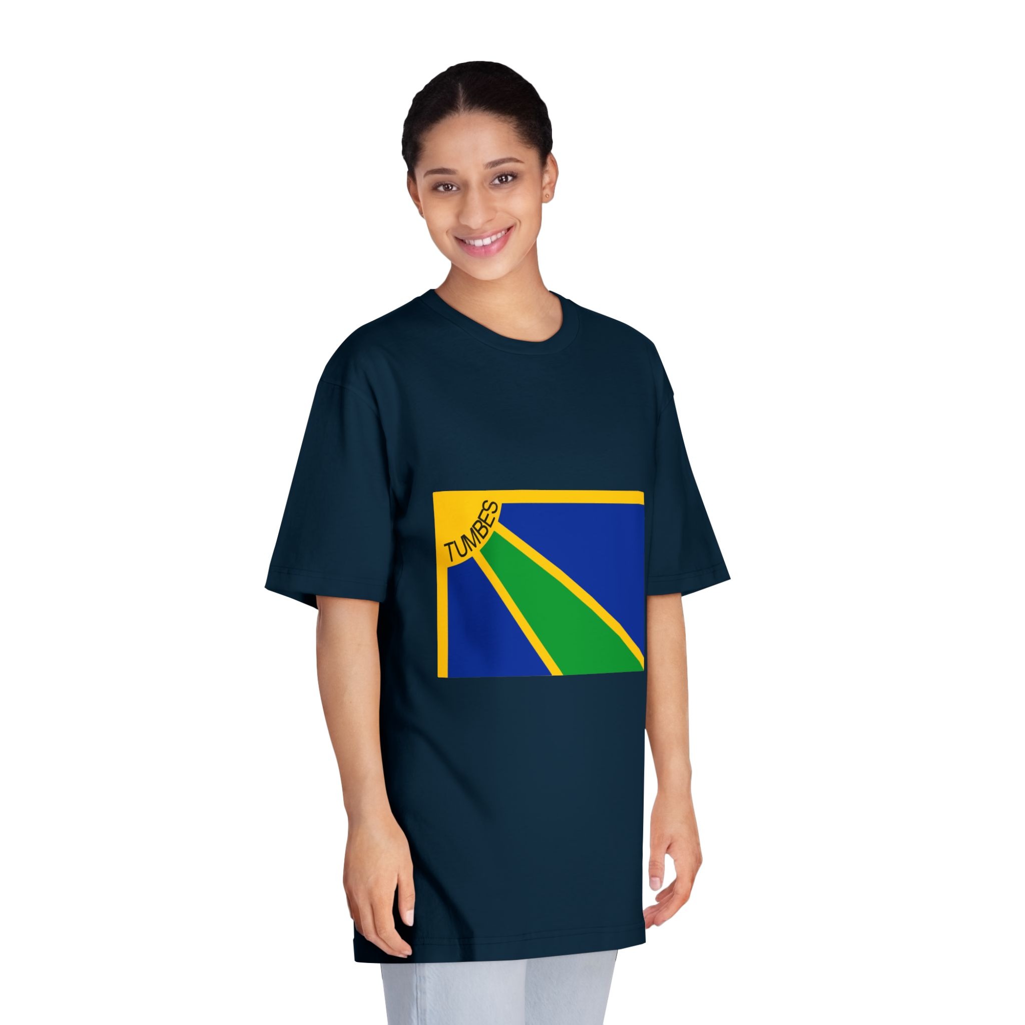 Bandera de Tumbes Unisex Classic Crewneck T Shirt - Image 19