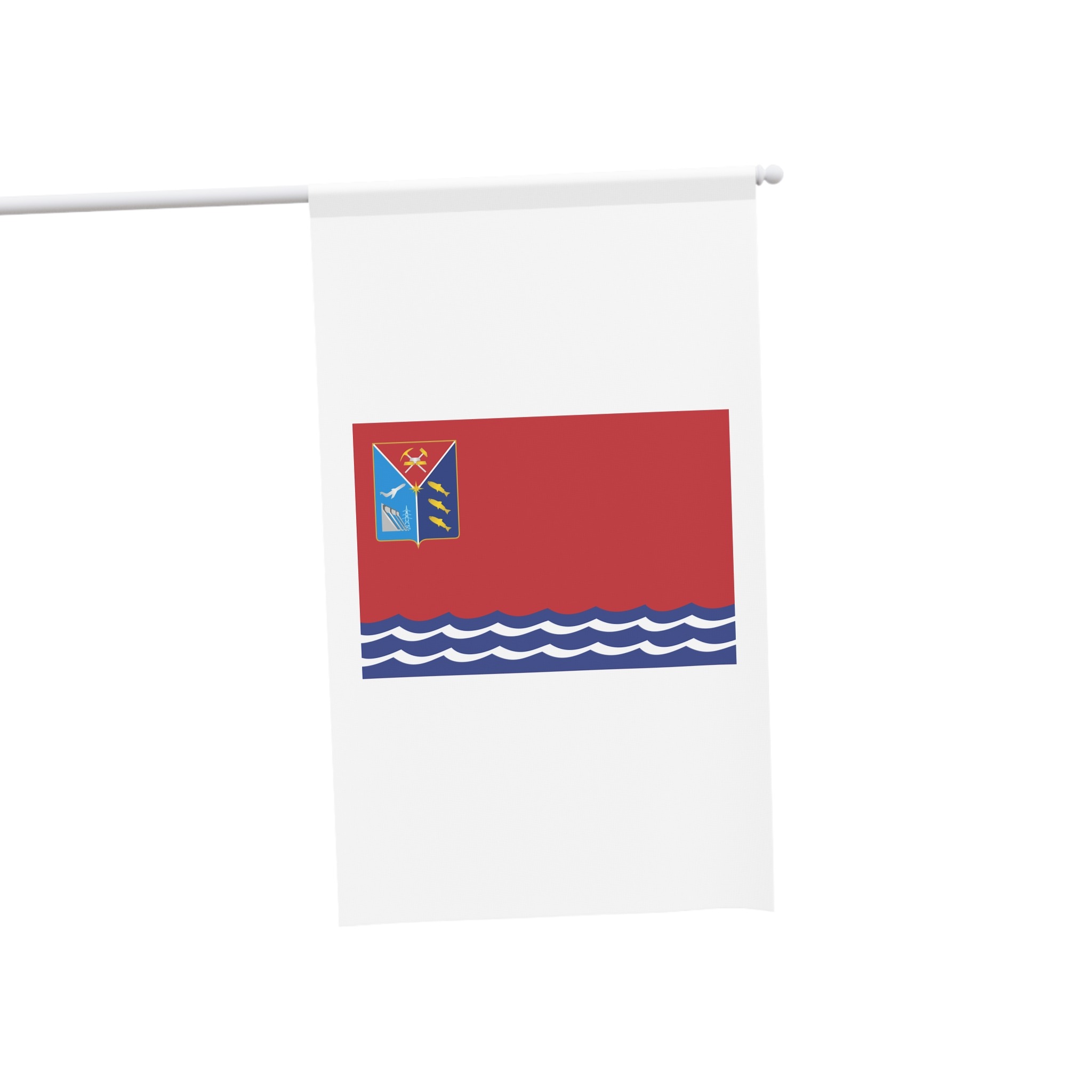 Flag of Magadan Oblast House Banner - Image 3