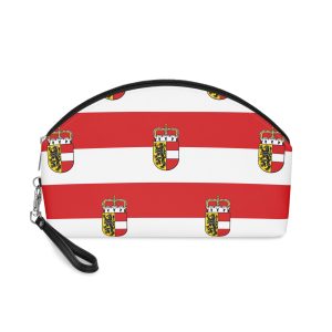 Flag of Salzburg (state) Makeup Bag