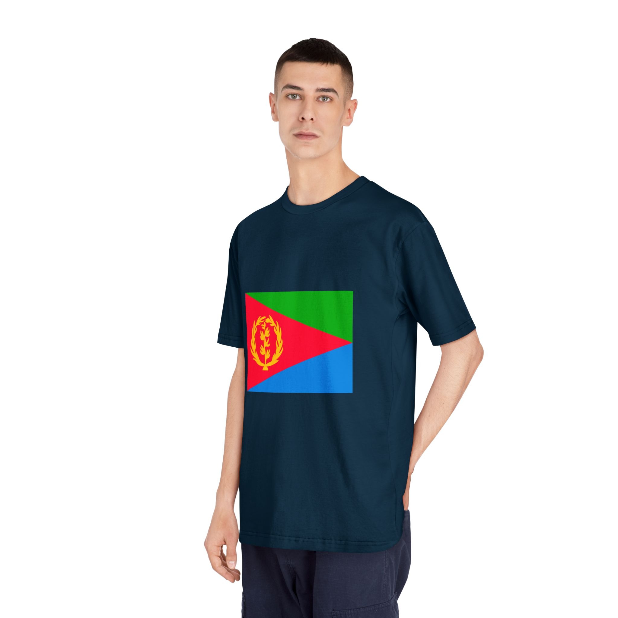 Flag of Eritrea 1993 1995 Unisex Classic Crewneck T Shirt - Image 20