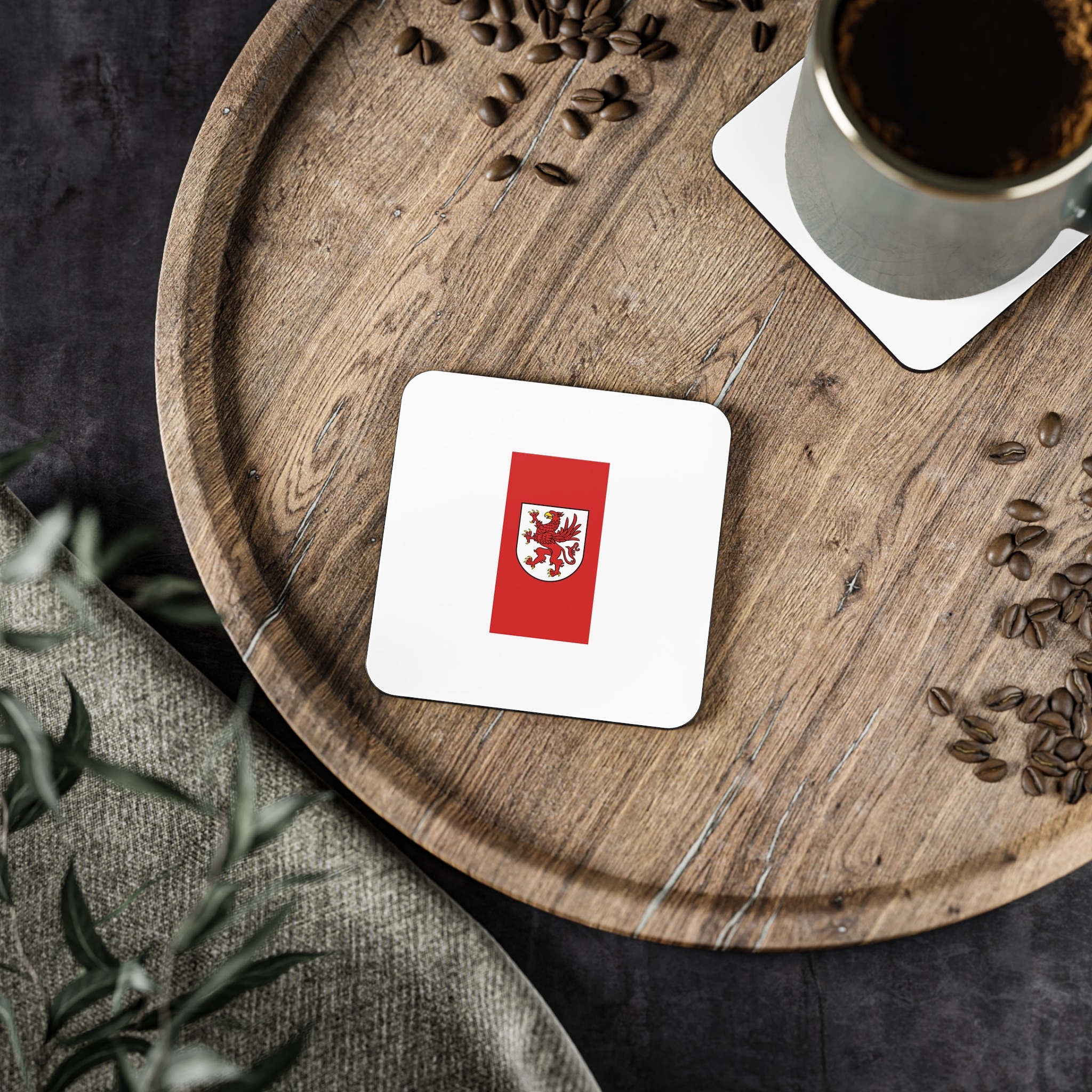 Pol Województwo Zachodniopomorskie Flag Coasters - Image 5