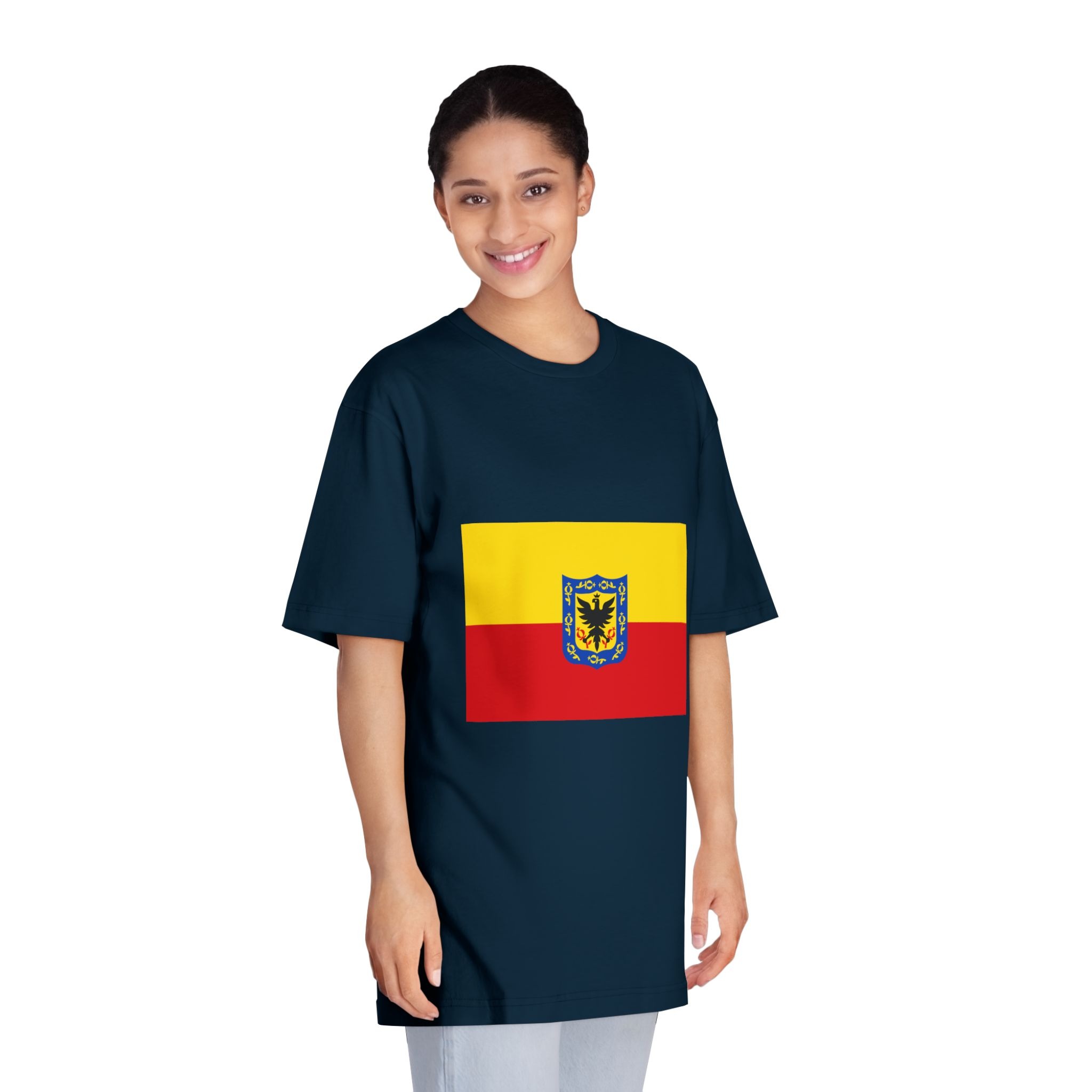 Flag of Bogotá Unisex Classic Crewneck T Shirt - Image 19