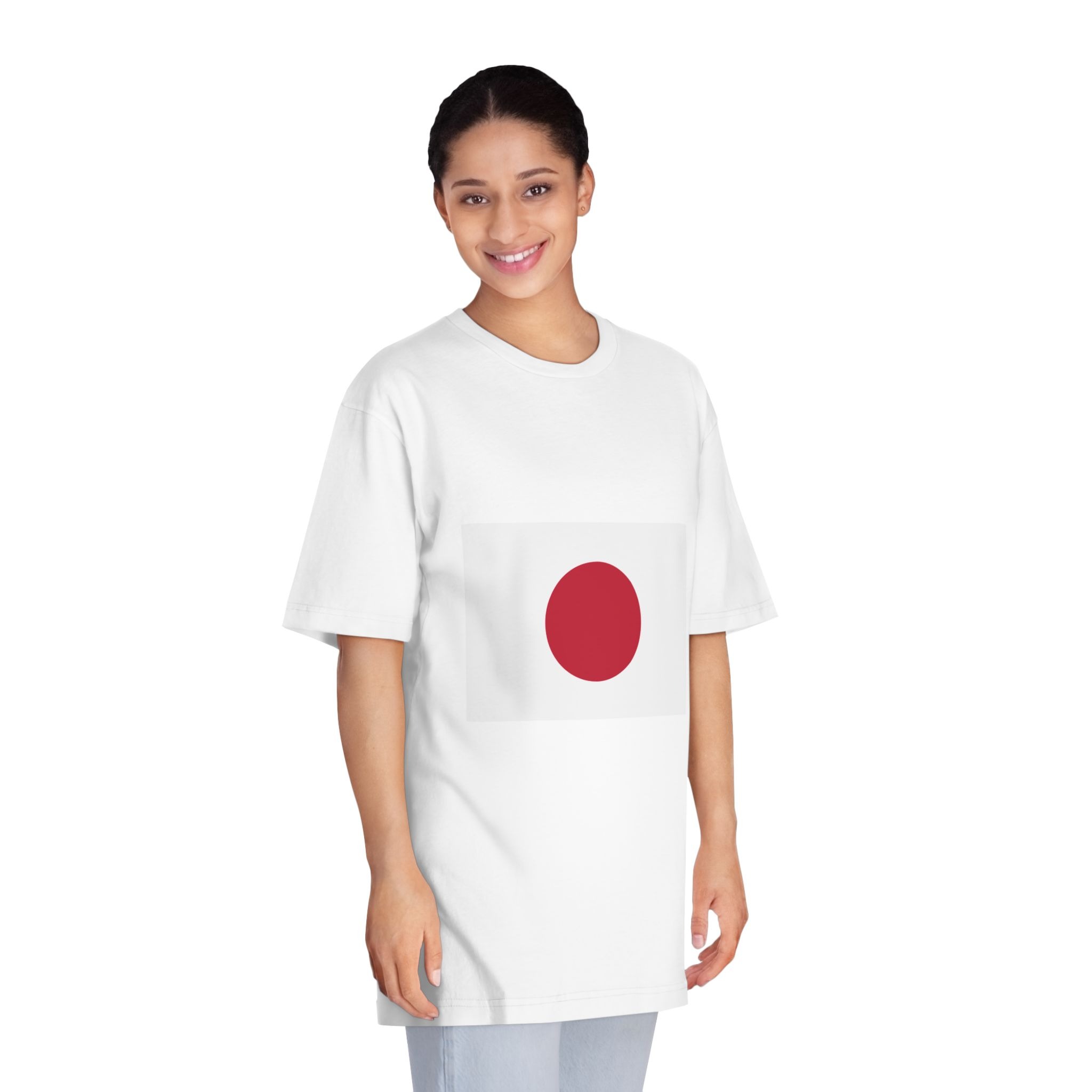 Flag of Japan Unisex Classic Crewneck T Shirt - Image 3