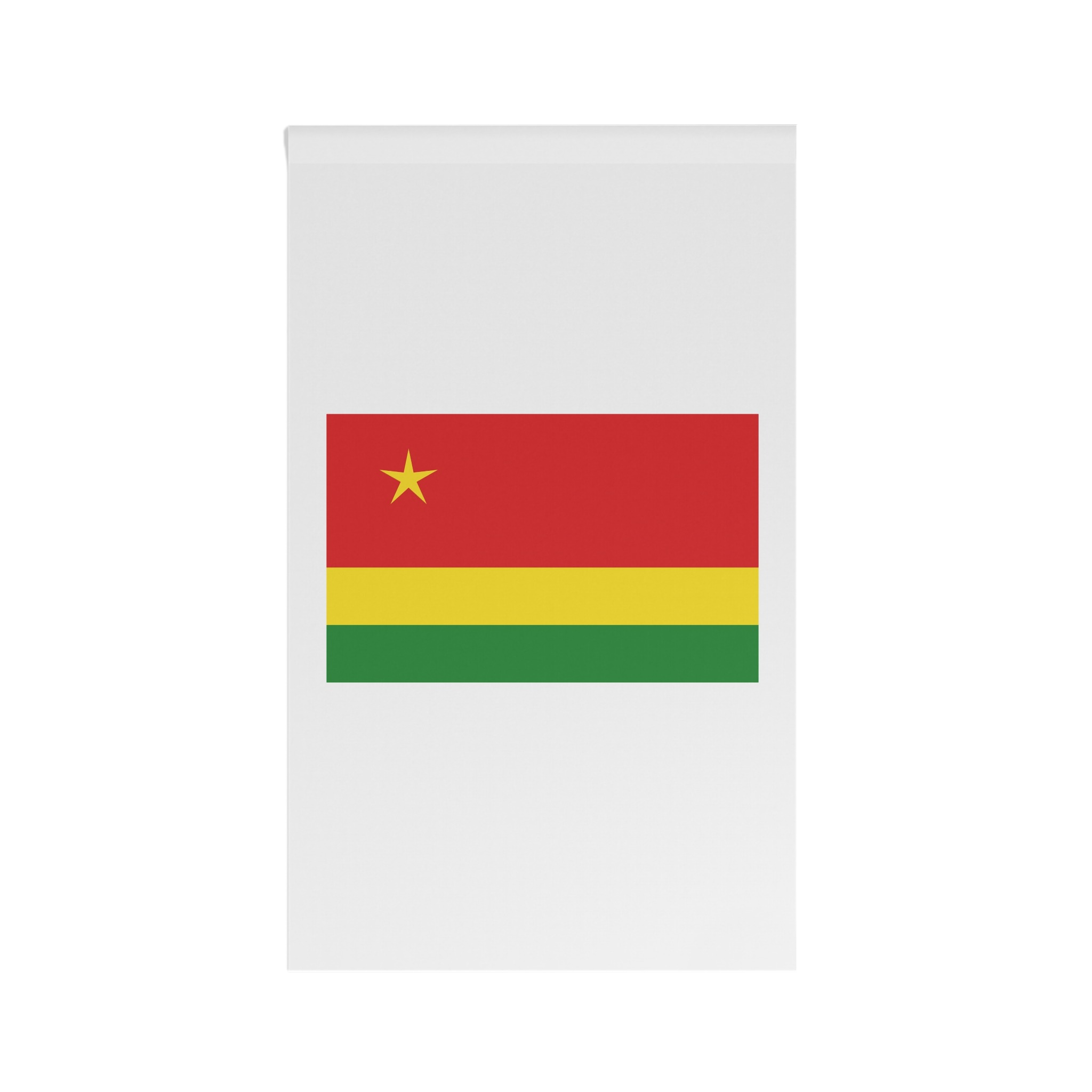 Proposed Nationalist Flag Reunion Blue Red Green Yellow Stripes Regional Banner Inde House Banner