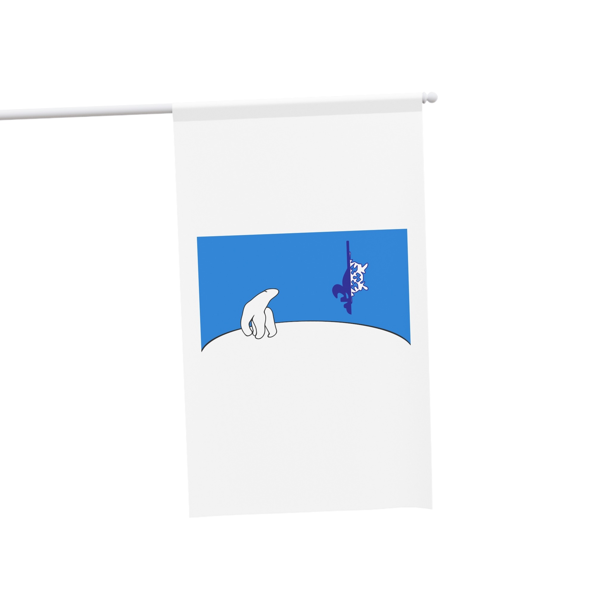 Francotenois Flag Frenchspeaking Community Banner Northwest Territories Red White Blue Symbol Herita House Banner - Image 3